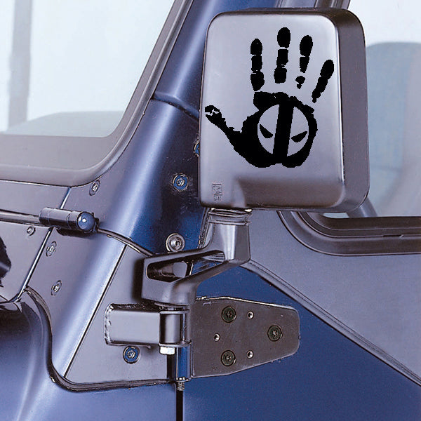 Jeep Wave Deadpool Eyes Hand Ver 1 Decal