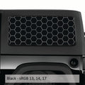 Honeycomb Hex Mesh Pattern Hardtop Window Decal Set