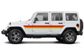Retro Side Center Stripes Theme Graphics Vinyl Decals