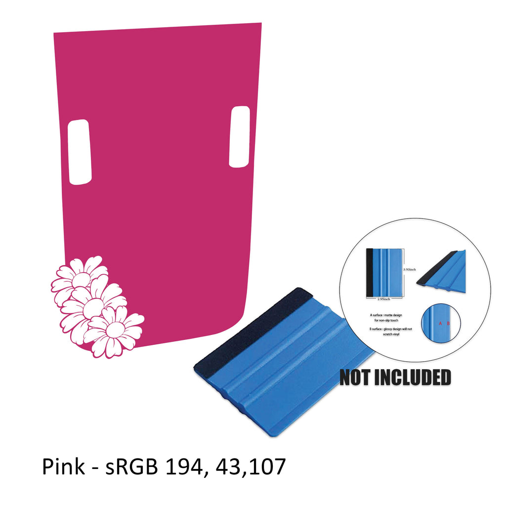 Pink daisy flower dome hood decal mounted on silver Jeep Wrangler JL Rubicon Gladiator JT 2018+