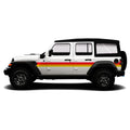 Retro Side Center Stripes Theme Graphics Vinyl Decals