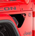 JL/JT Fender Vent Male Rock Climber v2 2pc Blackout Decal Pair
