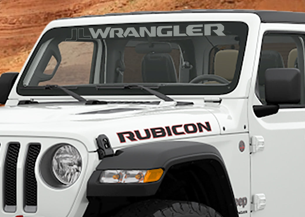 JL/JLU Wrangler Windshield Banner Vinyl Decal