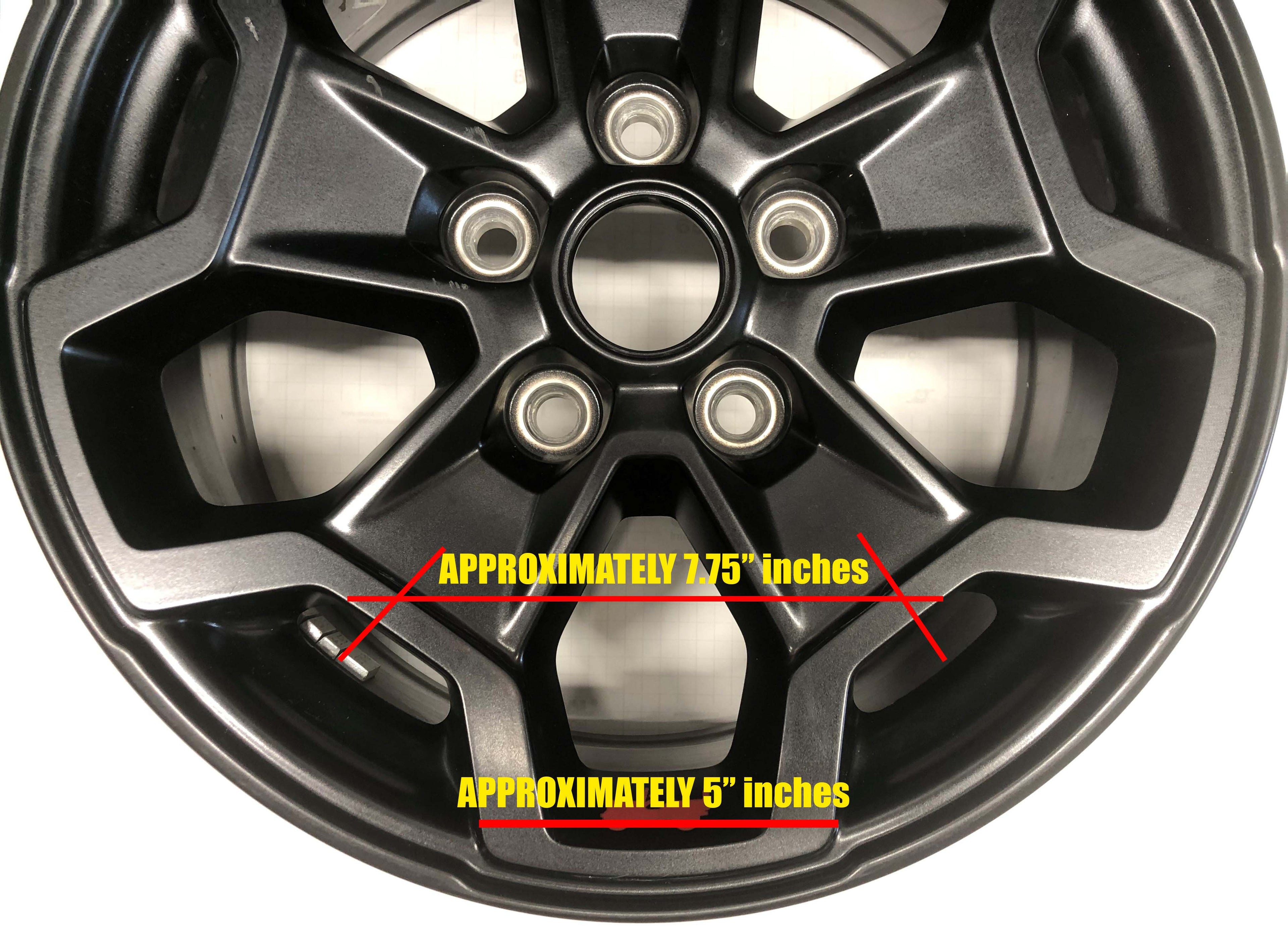Wheel Vinyl Decal Overlays 17" Inch Rim for Gladiator JT Rubicon