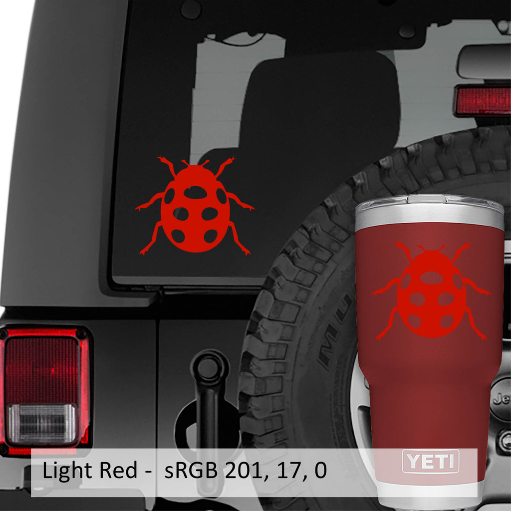 Ladybug Ladybird Beetle Vinyl Decal