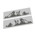 Mountain Range Hardtop Window Decal