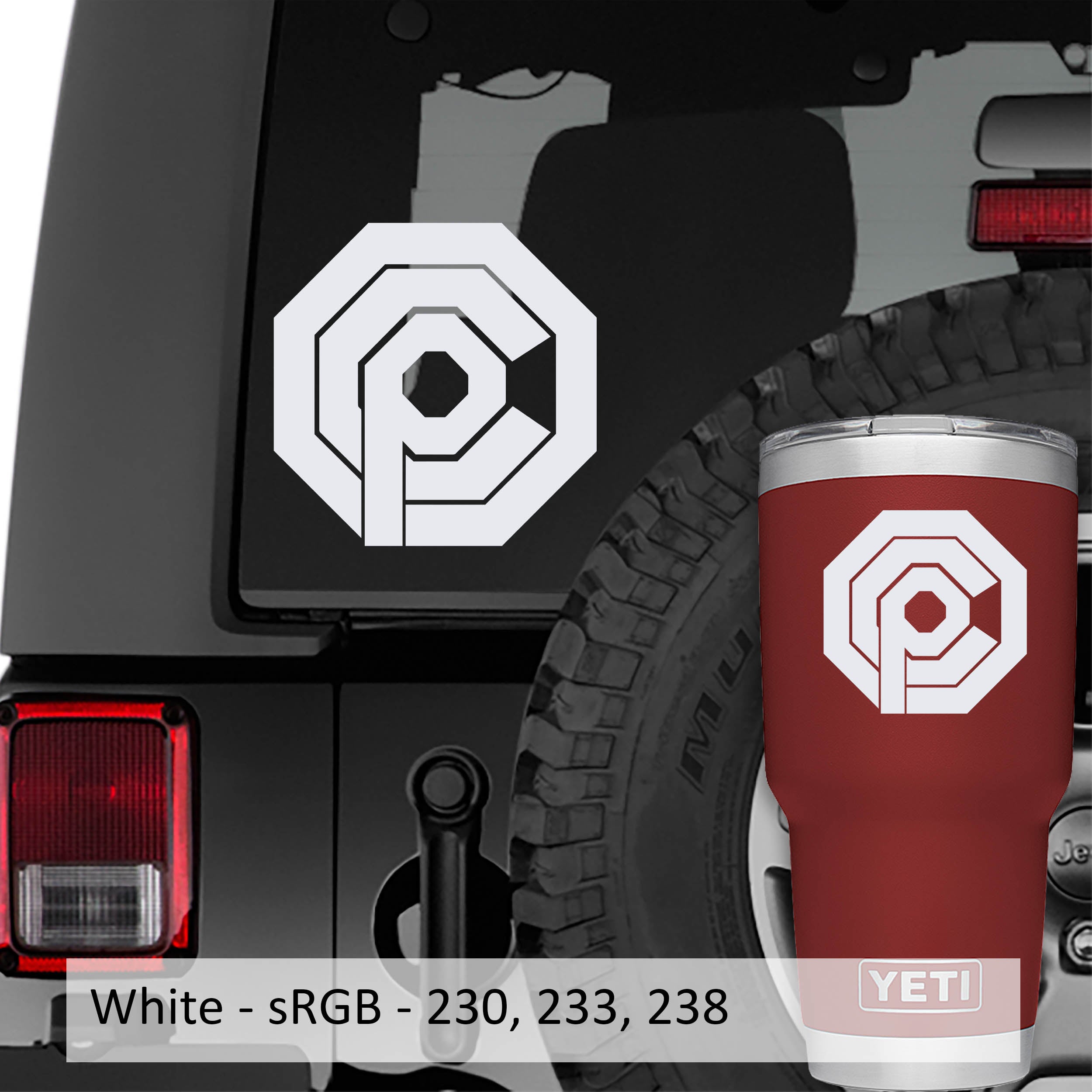 Omni Consumer Products OCP Robocop Logo Vinyl Decal