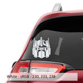 Optimus Big Bot Head Vinyl Decal Sticker