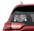 Real Women Love Baseball Smart Women Love the Tigers Vinyl Decal