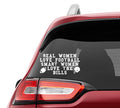 Real Women Love Football Smart Women Love the Bills Vinyl Decal