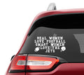 Real Women Love Football Smart Women Love the Jets Vinyl Decal