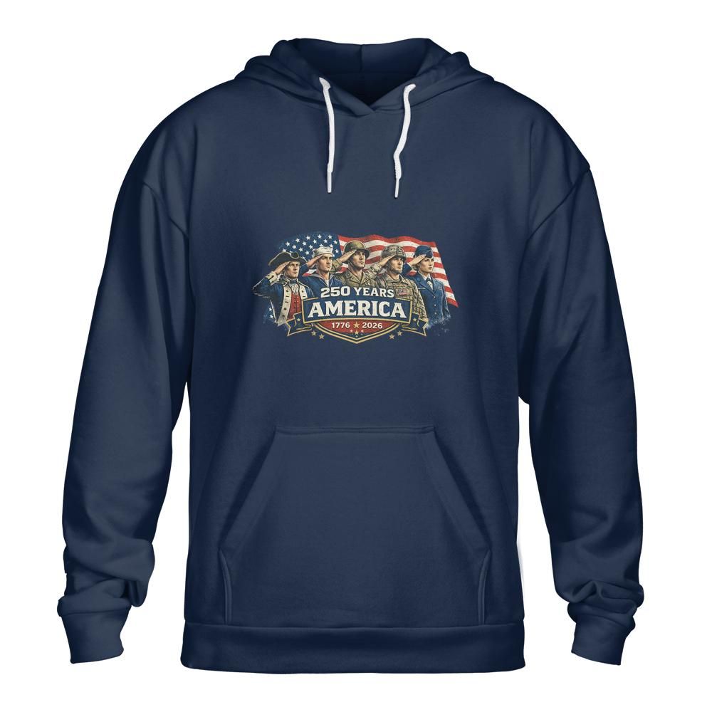 America's 250th Anniversary Sweatshirt: Liberty Salute 1776-2026 Unisex Comfort Sweatshirt