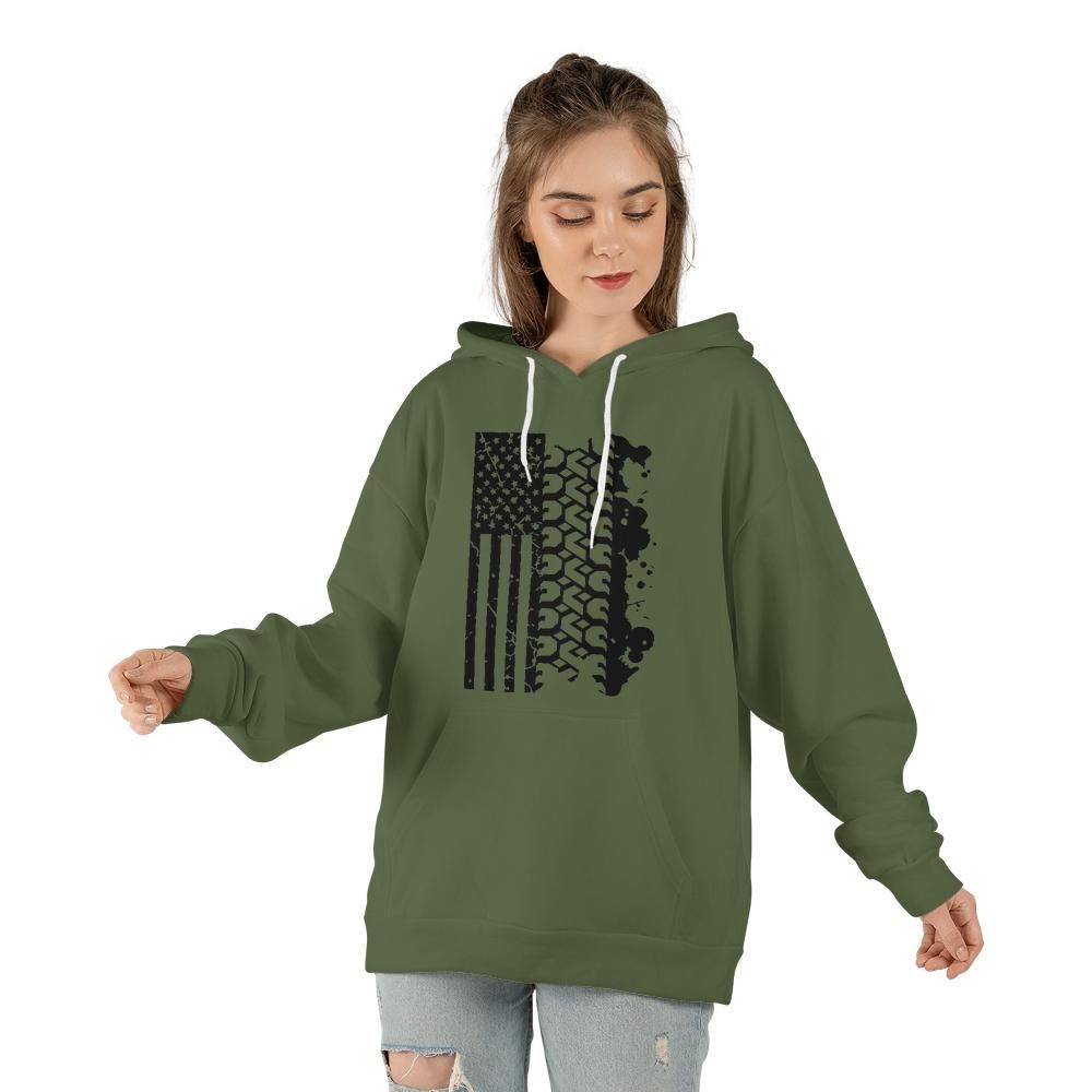 Patriotic Offroad American Flag Sweatshirt - Unisex Comfort