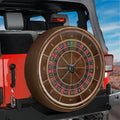 Roulette Wheel Spare Tire Cover With Backup Camera Hole