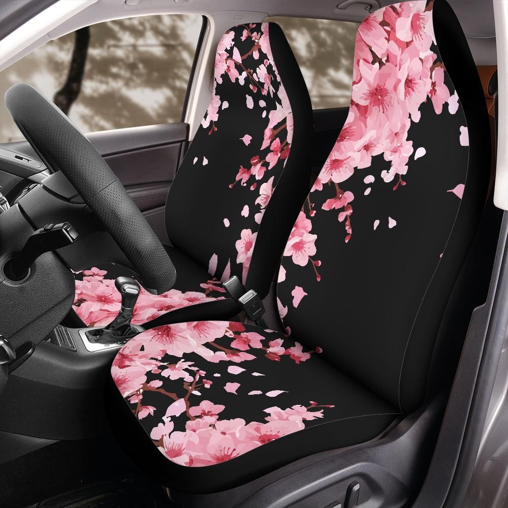 Cherry Blossom Seat Covers for Front Bucket Seats – Universal Fit