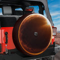 Solar Eclipse Spare Tire Cover With Backup Camera Hole Option