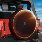 Solar Eclipse Spare Tire Cover With Backup Camera Hole Option