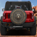 Bronze Compass Bear Adventure Awaits Spare Tire Cover With Backup Camera Hole