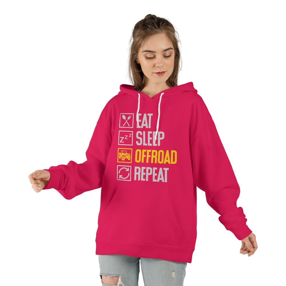 Eat Sleep Offroad Repeat Hoodie | Unisex Adventure Sweatshirt