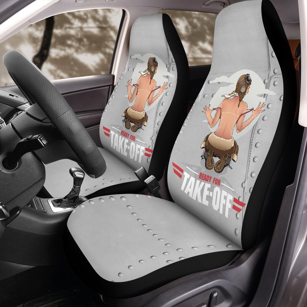 Aviation Pin-Up Seat Covers for Front Bucket Seats – Universal Fit