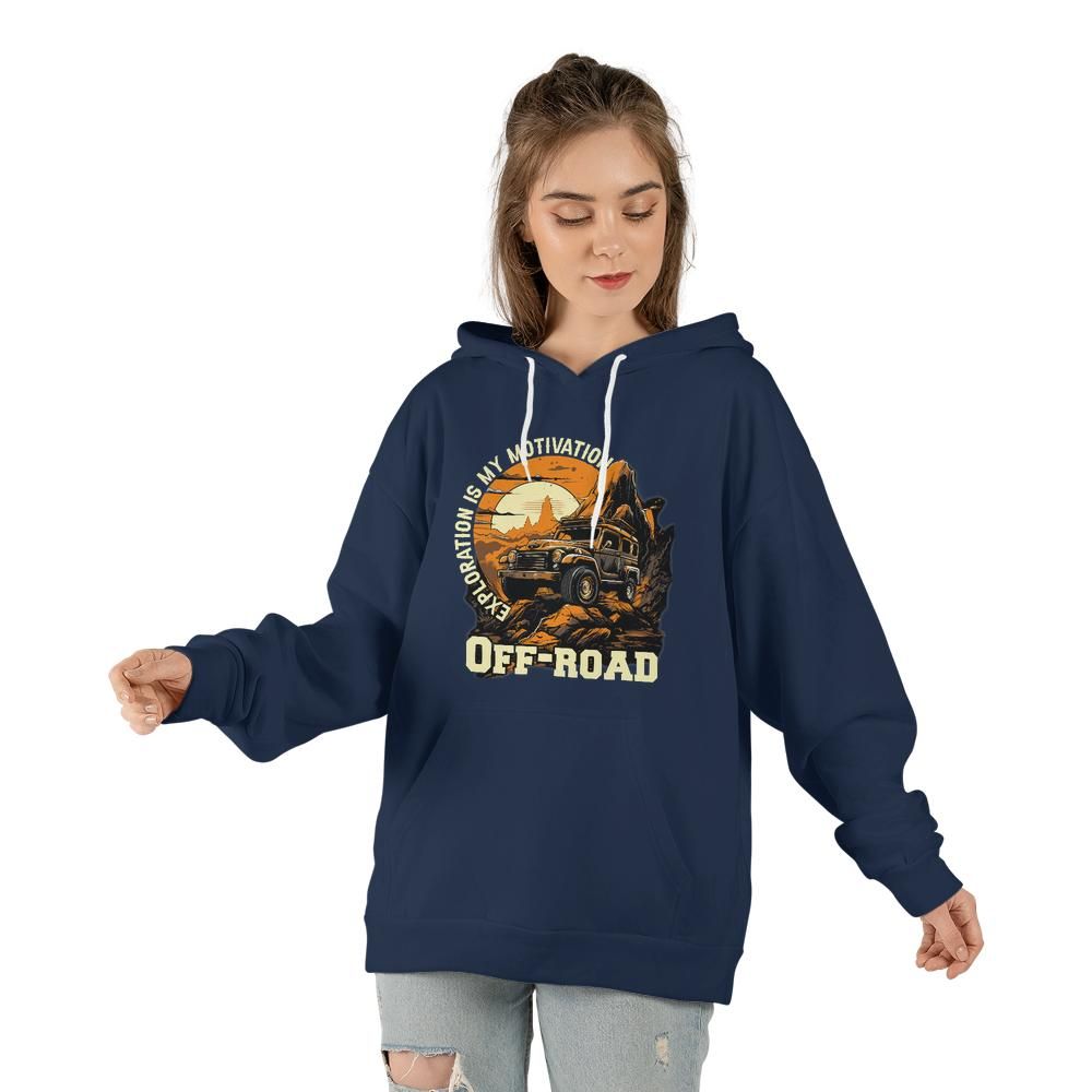Offroad Exploration Motivation Hoodie - Unisex Gildan 18500