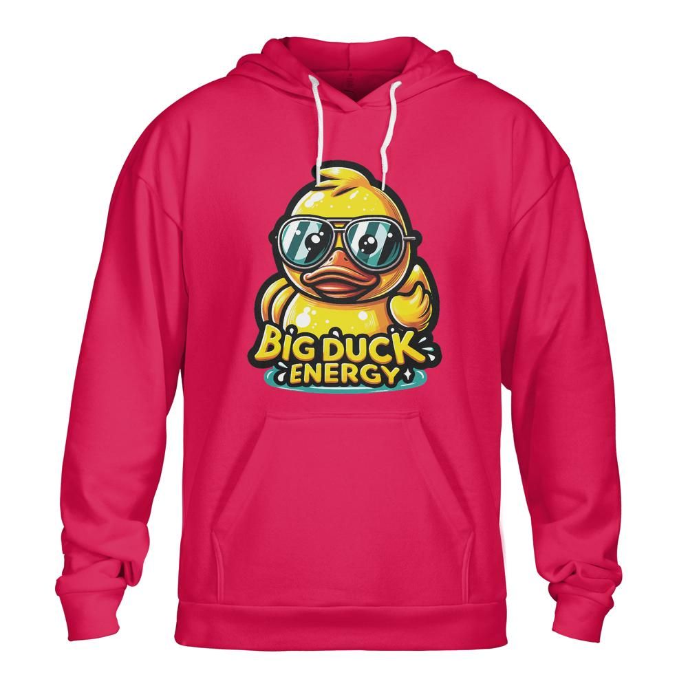 Big Duck Energy Aviator Hoodie - Funny Unisex Comfort Sweatshirt