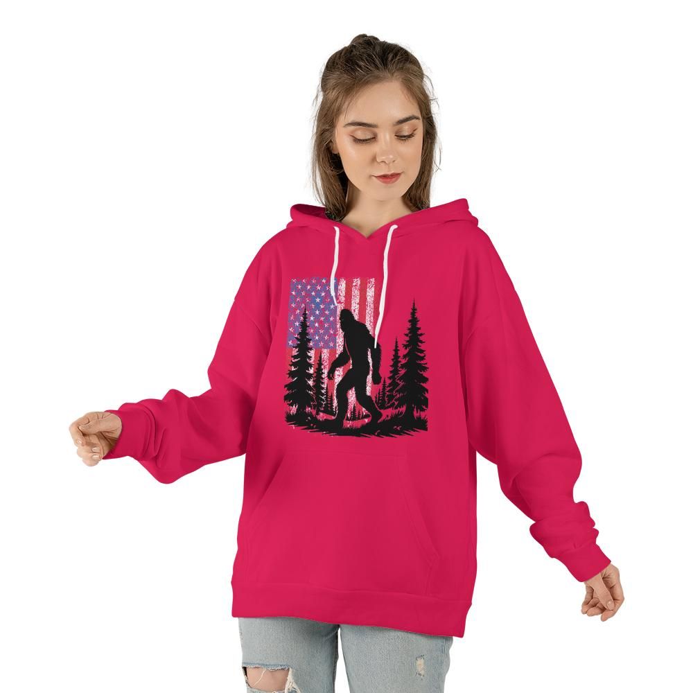Big Foot Across America Hoodie - Cozy Mystery & Adventure