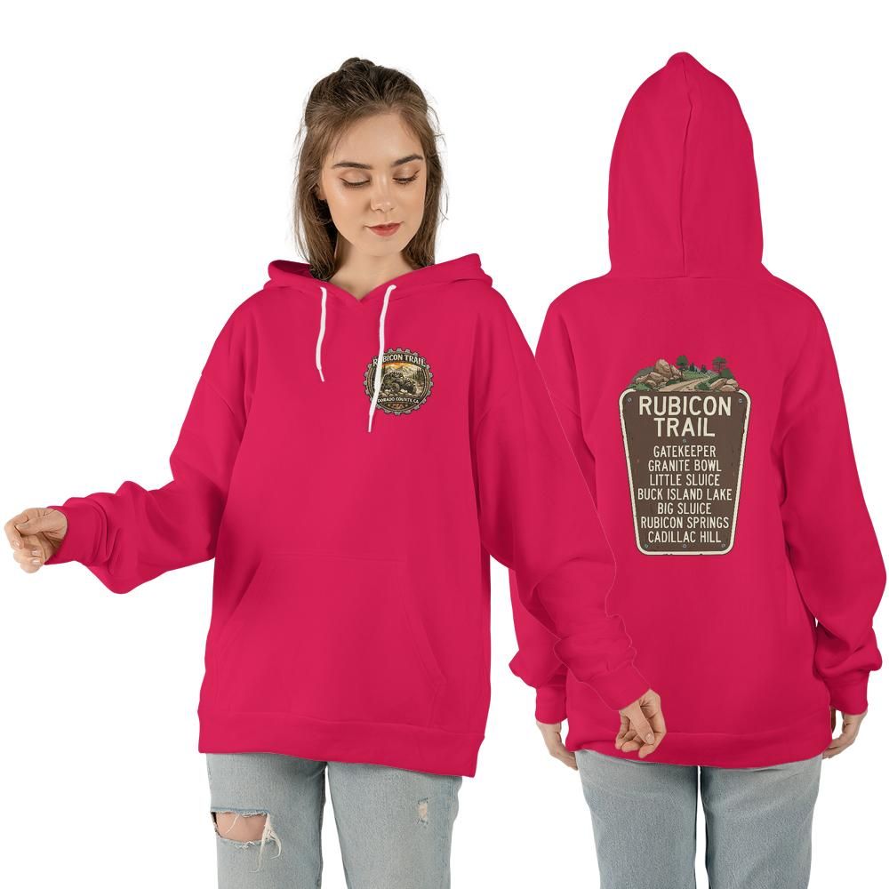 Rubicon Trail Key Obstacles Hoodie - Off-Road Adventure Gear