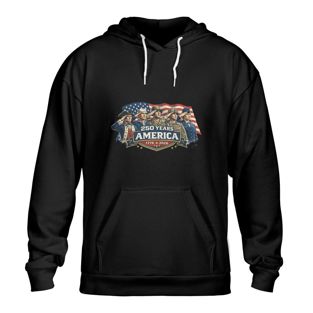 America's 250th Anniversary Sweatshirt: Liberty Salute 1776-2026 Unisex Comfort Sweatshirt