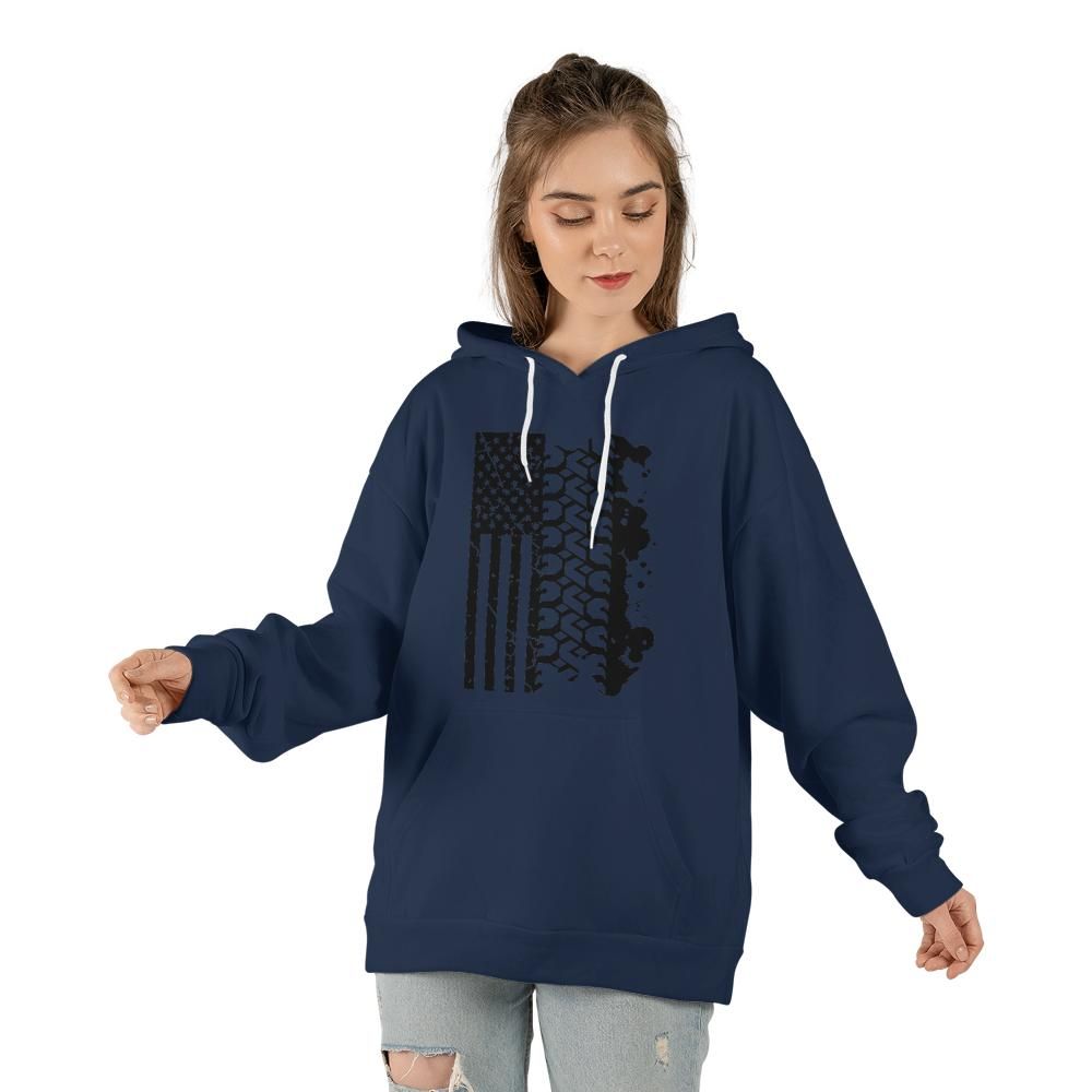 Patriotic Offroad American Flag Sweatshirt - Unisex Comfort