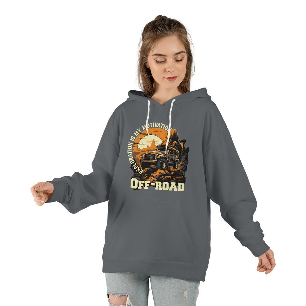 Offroad Exploration Motivation Hoodie - Unisex Gildan 18500
