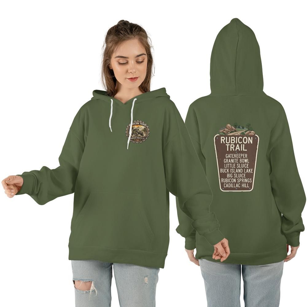 Rubicon Trail Key Obstacles Hoodie - Off-Road Adventure Gear