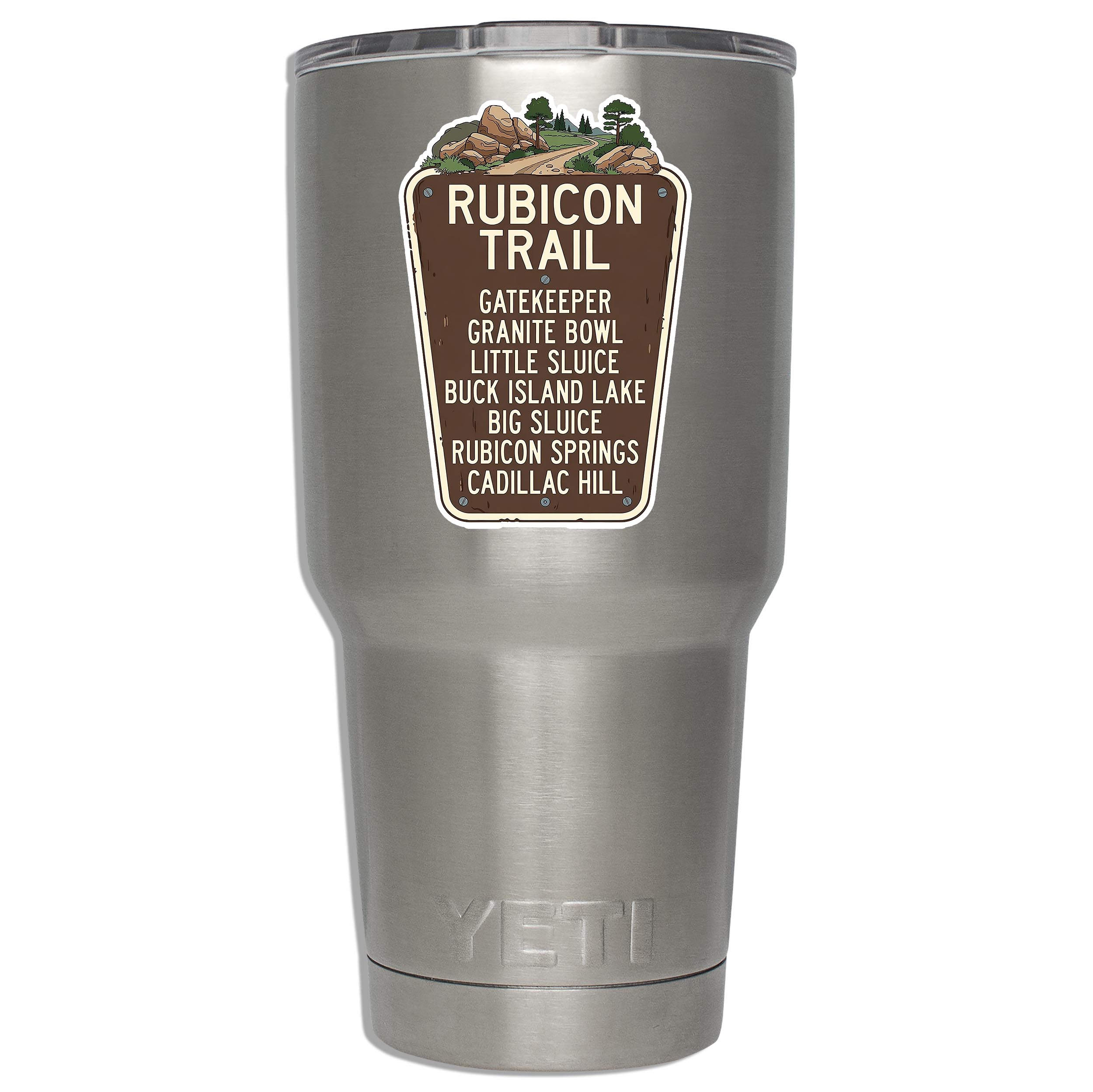Rubicon Trail Obstacles Vinyl Sticker