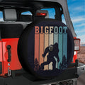 Sasquatch Stipes Spare Tire Cover With Backup Camera Hole