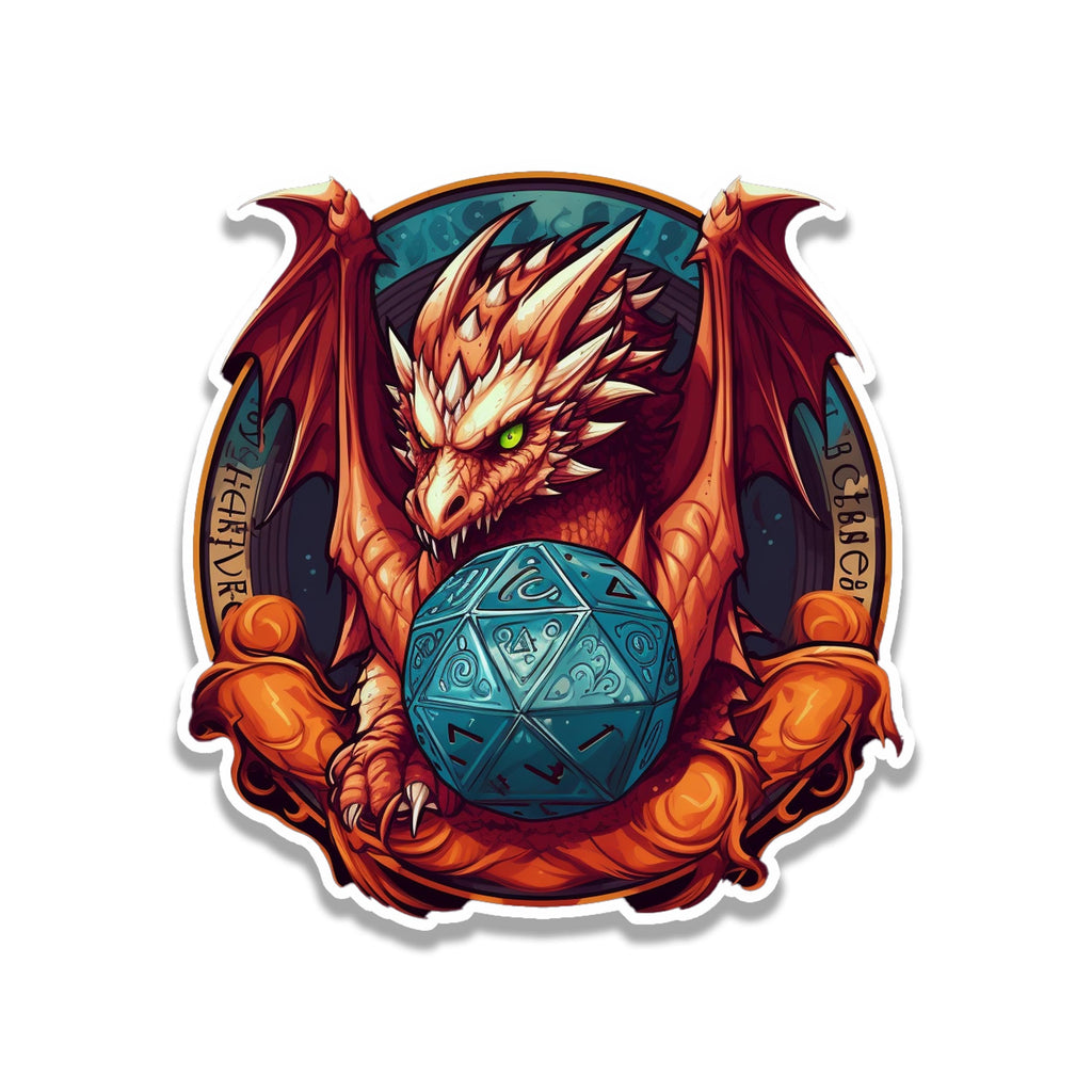 Scales & Spells Dragon Dice RPG Vinyl Sticker