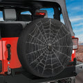 Halloween Spooky Spider Web Spare Tire Cover