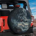 Spirit Wolf Cabin Spare Tire Cover With Backup Camera Hole