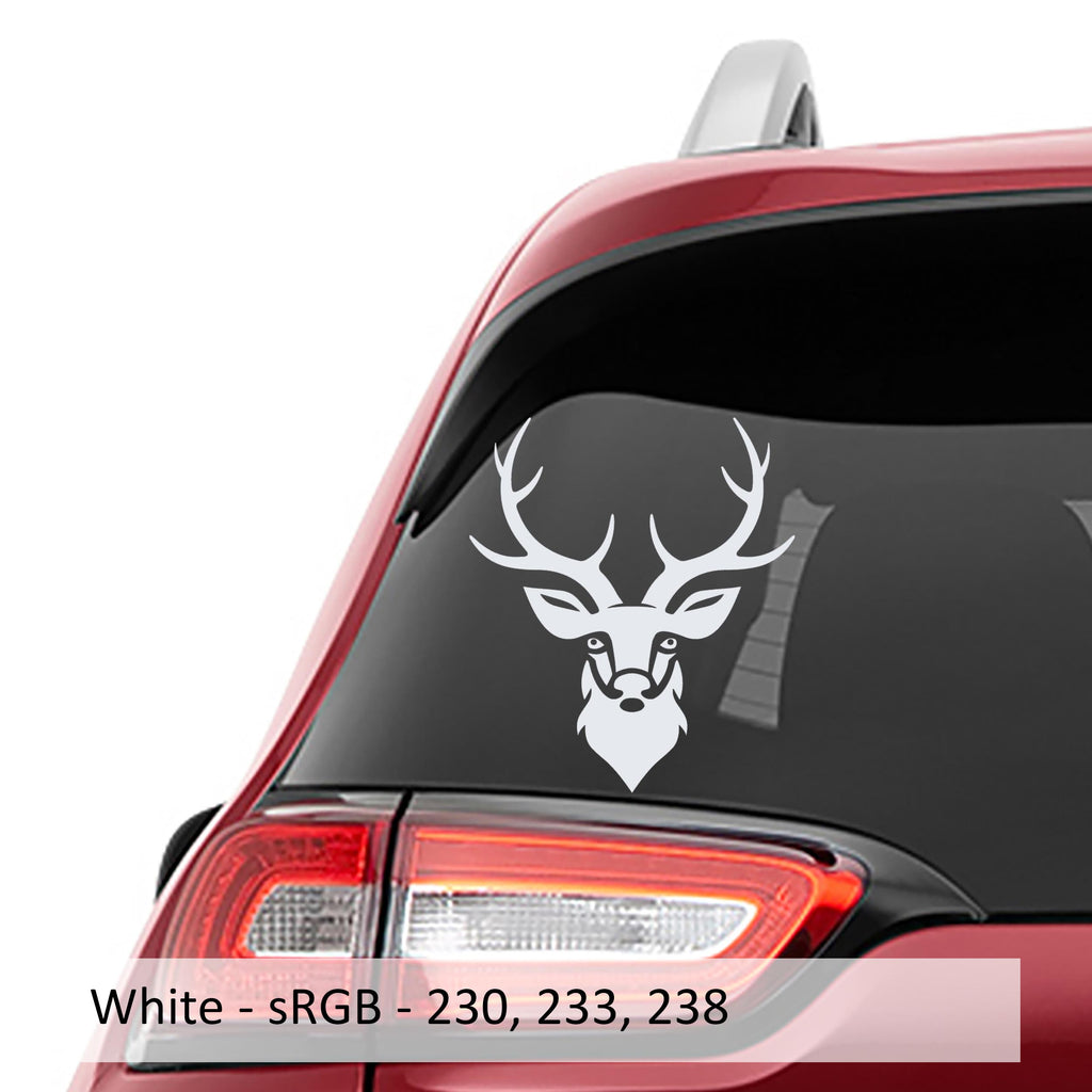 Norse Valhalla Eikthyrnir Stag Deer Head Vinyl Decal