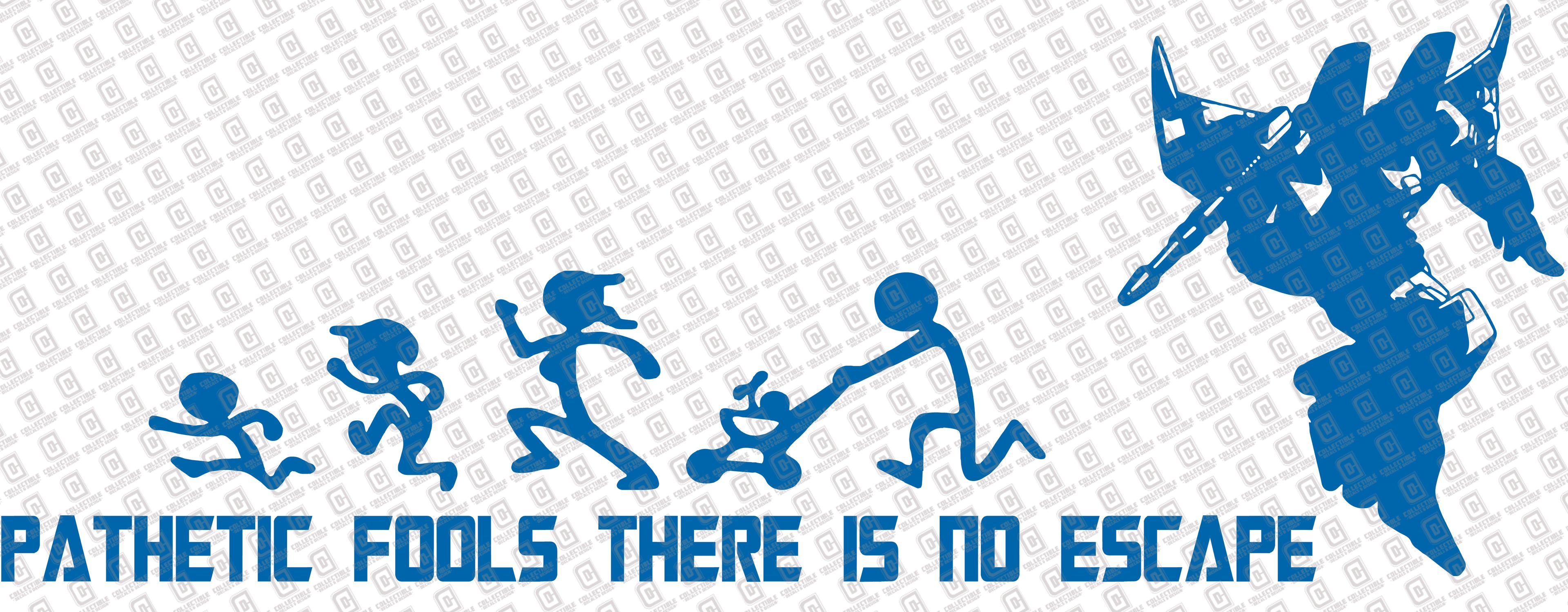 Starscream Pathetic Fools There Is No Escape Vinyl Decal