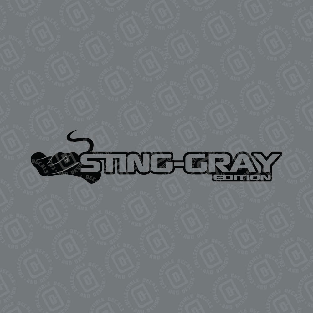 Sting Gray Edition 2 Color Decal (Pair) Fender Decals For Wrangler/Gladiator JL/JT