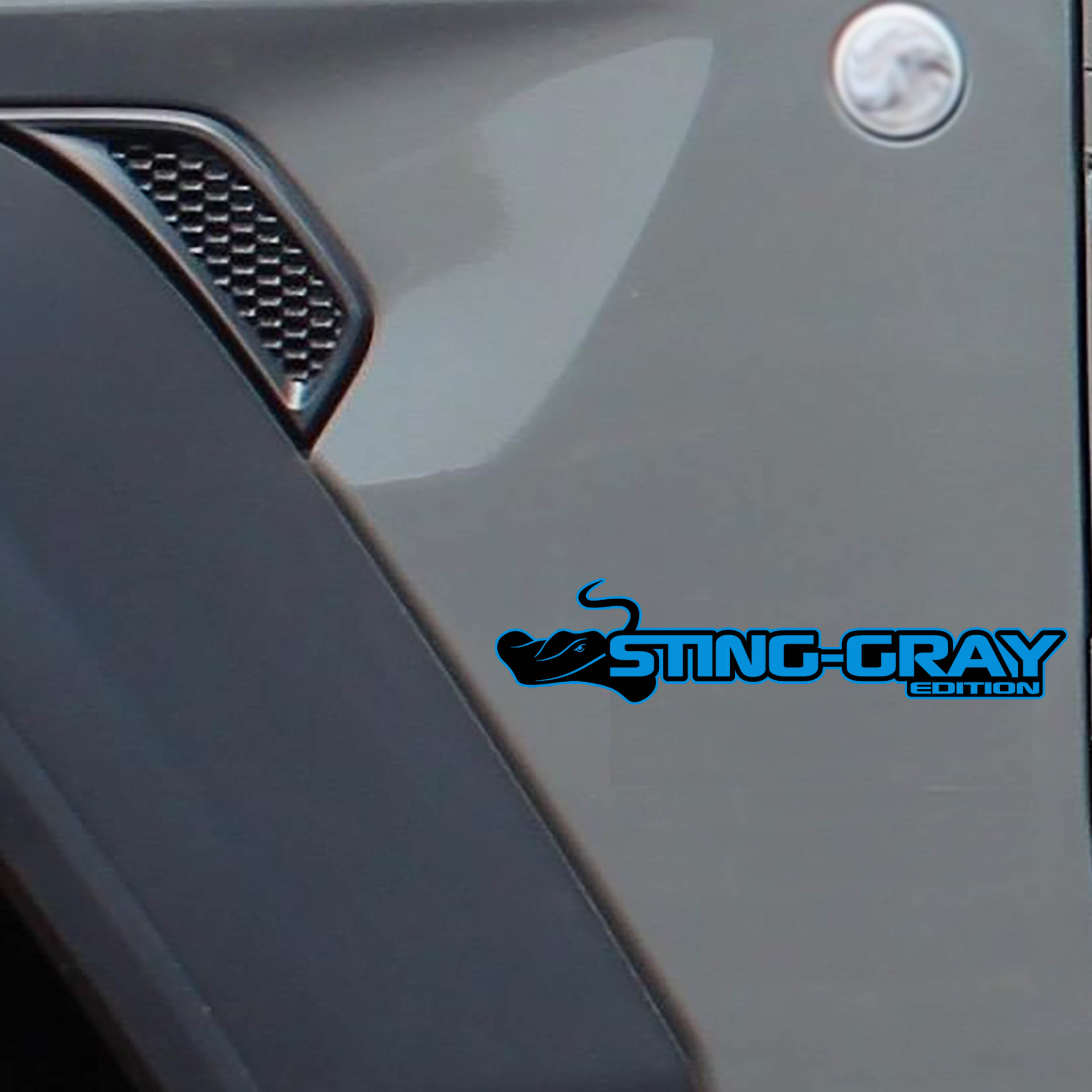 Sting Gray Edition 2 Color Decal (Pair) Fender Decals For Wrangler/Gladiator JL/JT