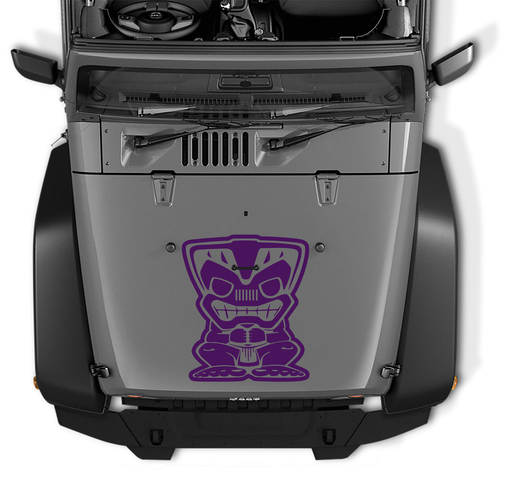 Jeep Wrangler Islander Tiki Bob Vinyl Decal