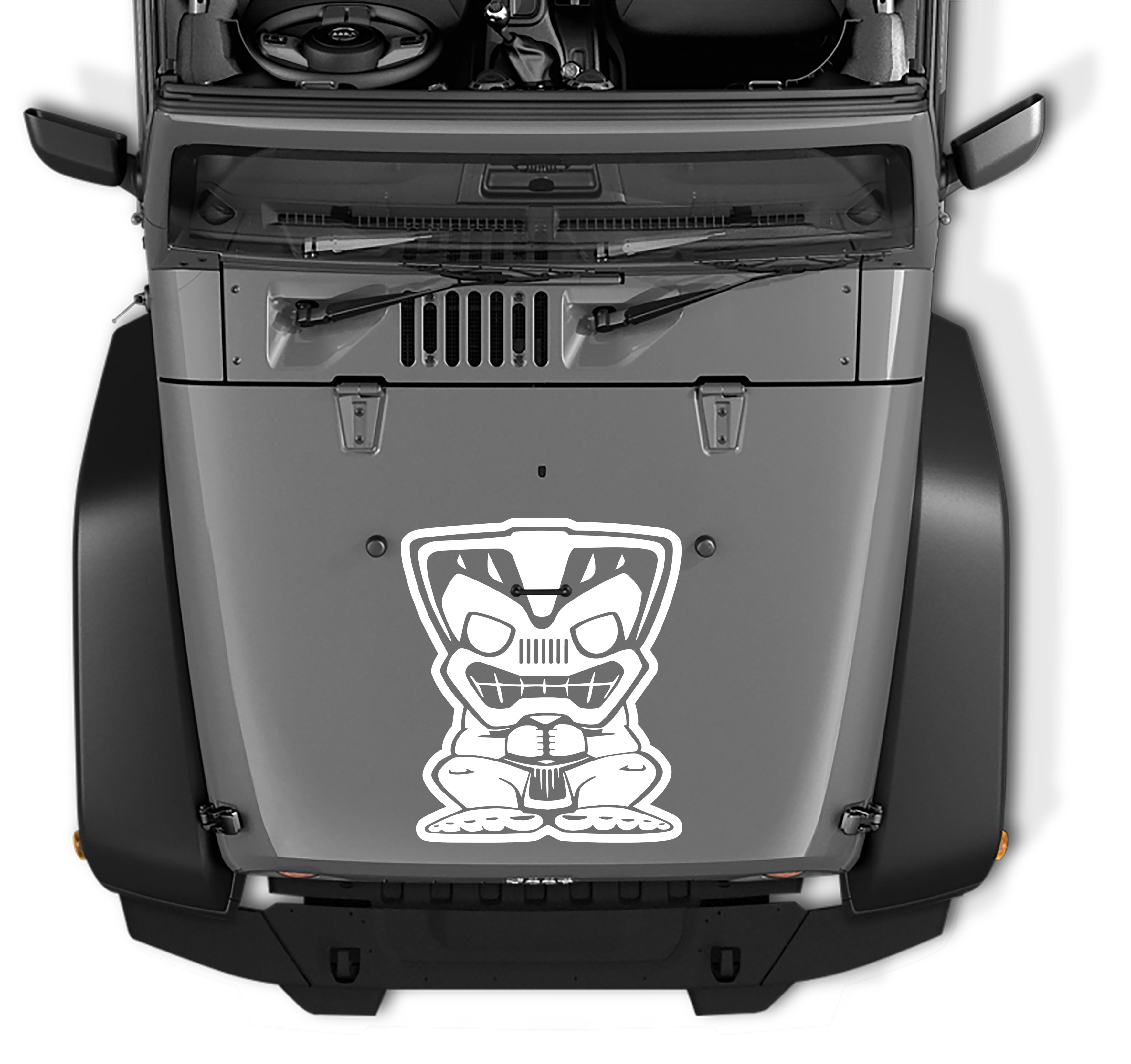 Jeep Wrangler Islander Tiki Bob Vinyl Decal