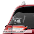 Aloha Tiki Mask Vinyl Decal Sticker