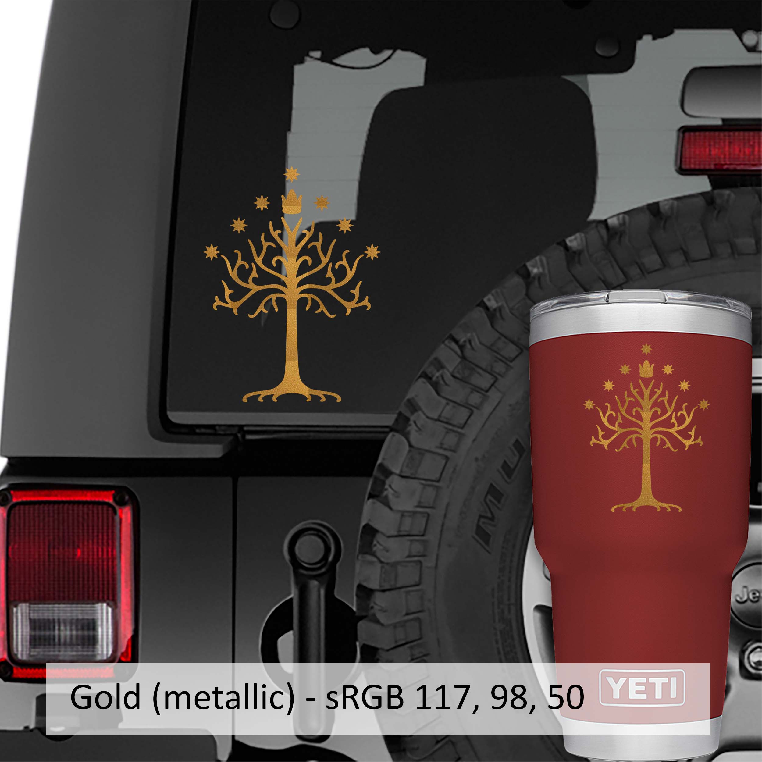 LOTR Tree of Gondor Vinyl Decal