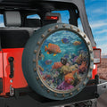 Tropical Fish Ship Portal View Spare Tire Cover