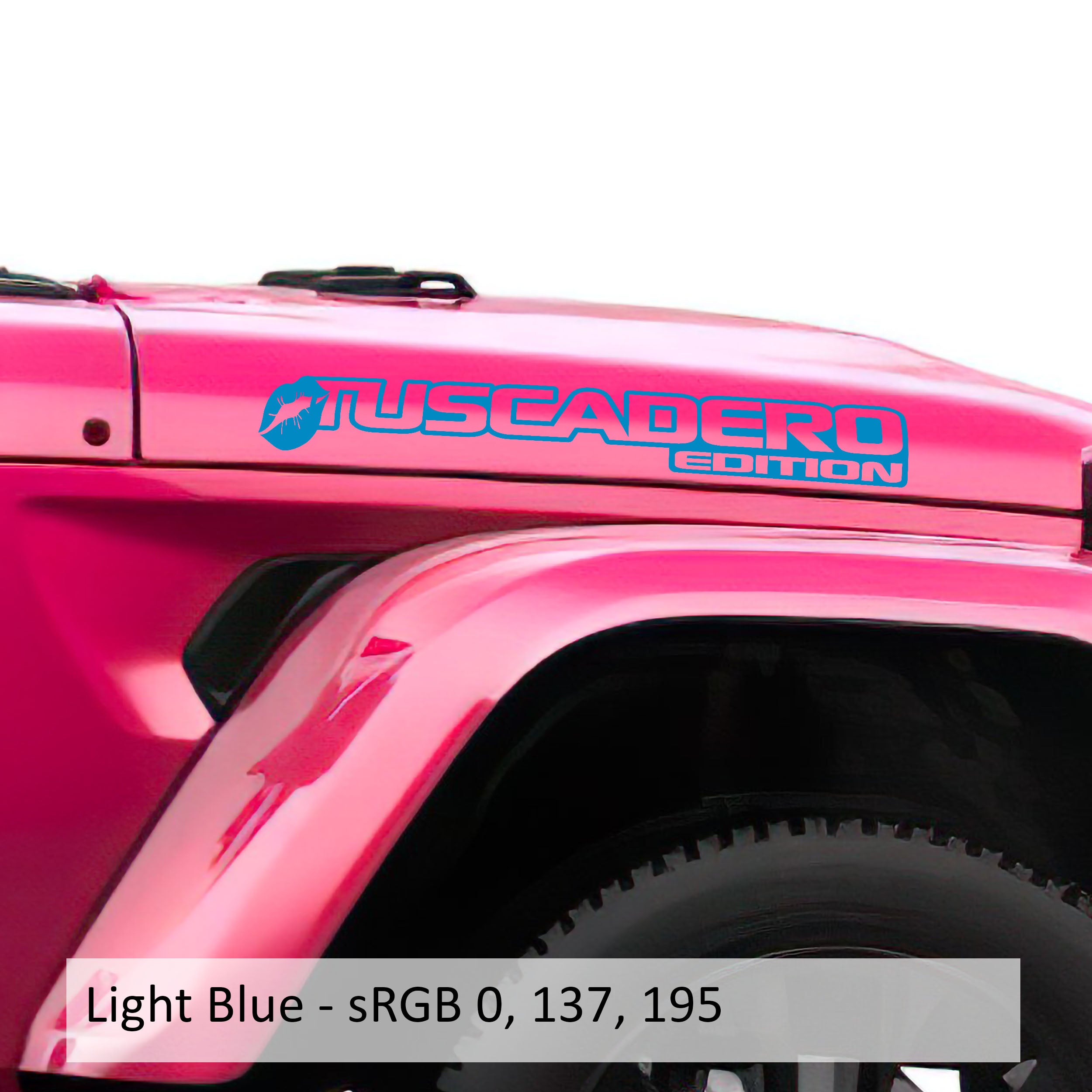 Tuscadero Lip Edition Hood Decal Set