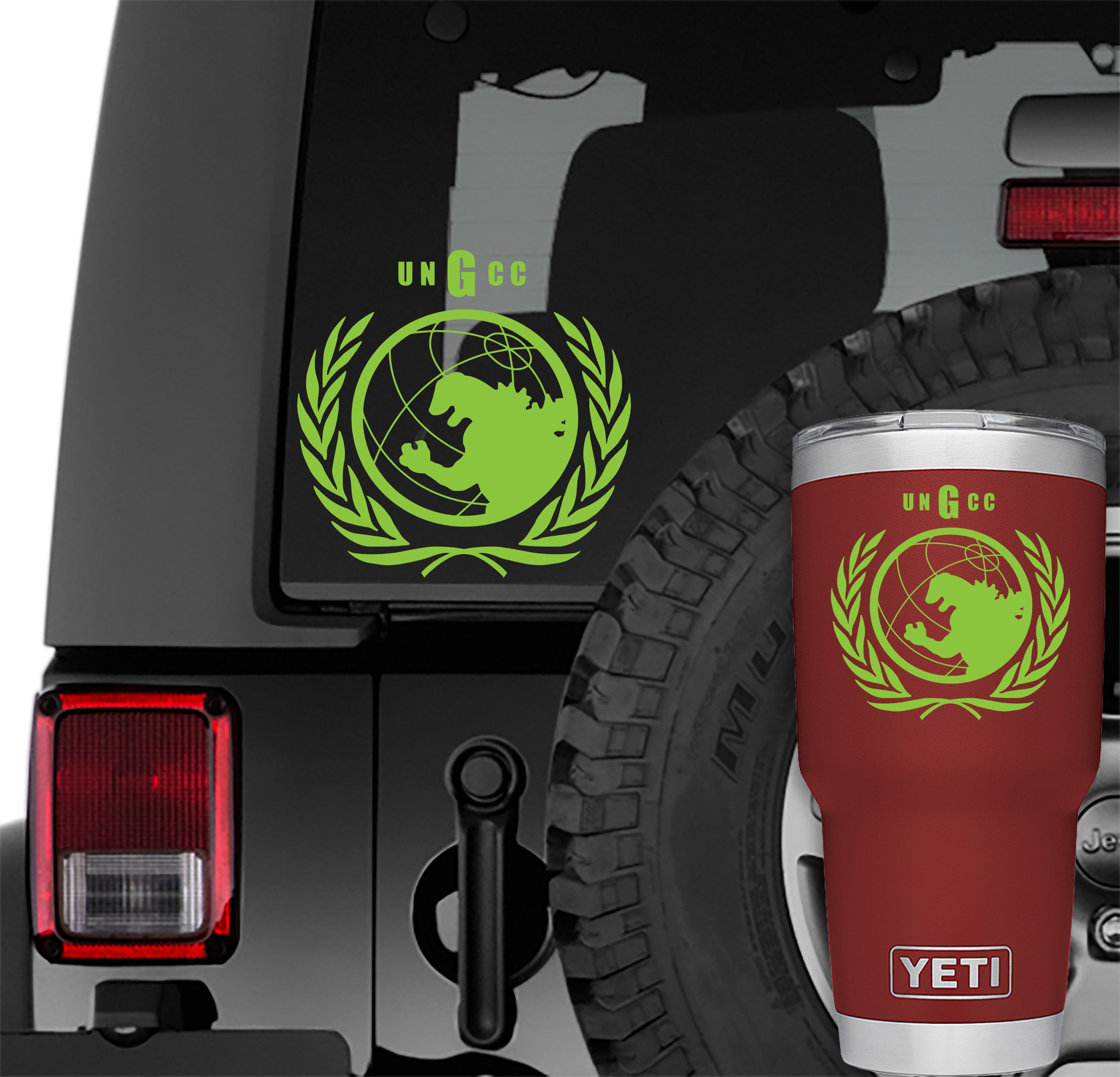 Godzilla UNGCC Vinyl Decal