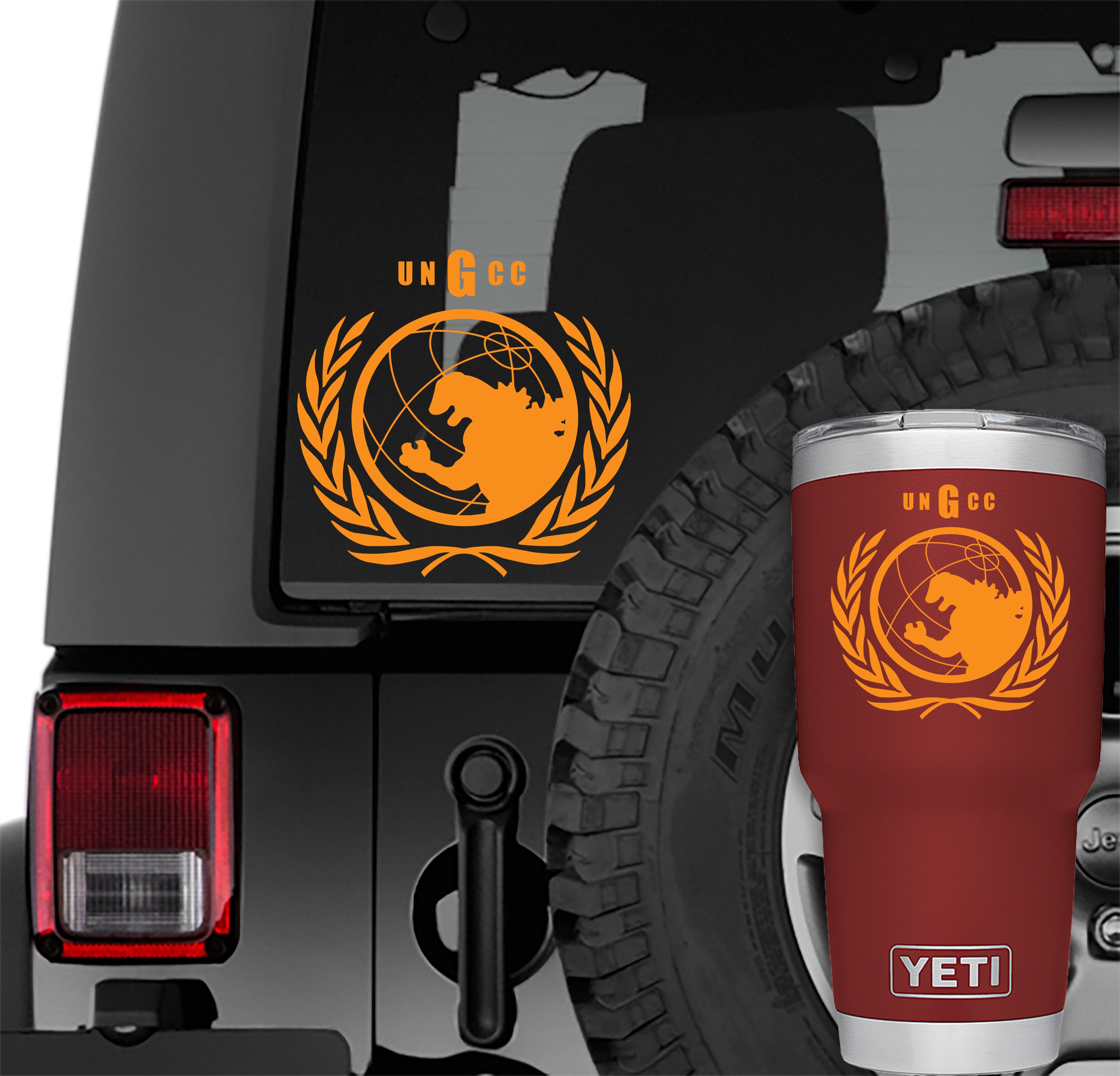 Godzilla UNGCC Vinyl Decal
