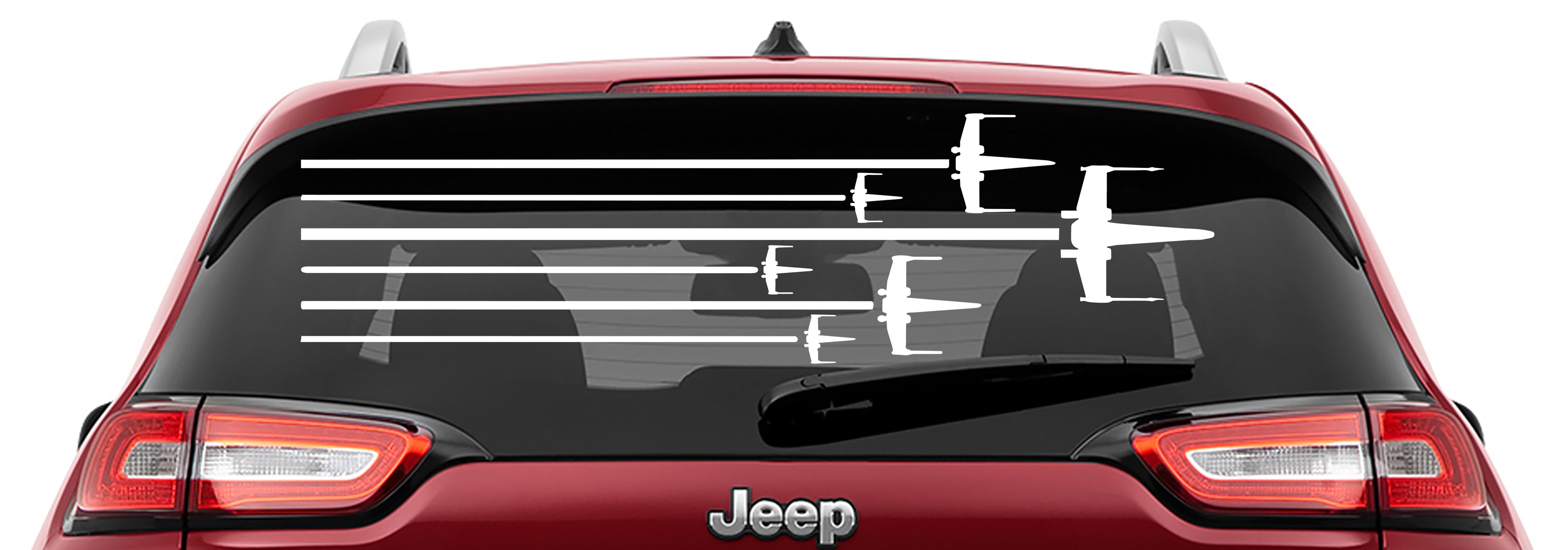 X-Wing Squadron Formation Vehicle Stripe Vinyl Decal